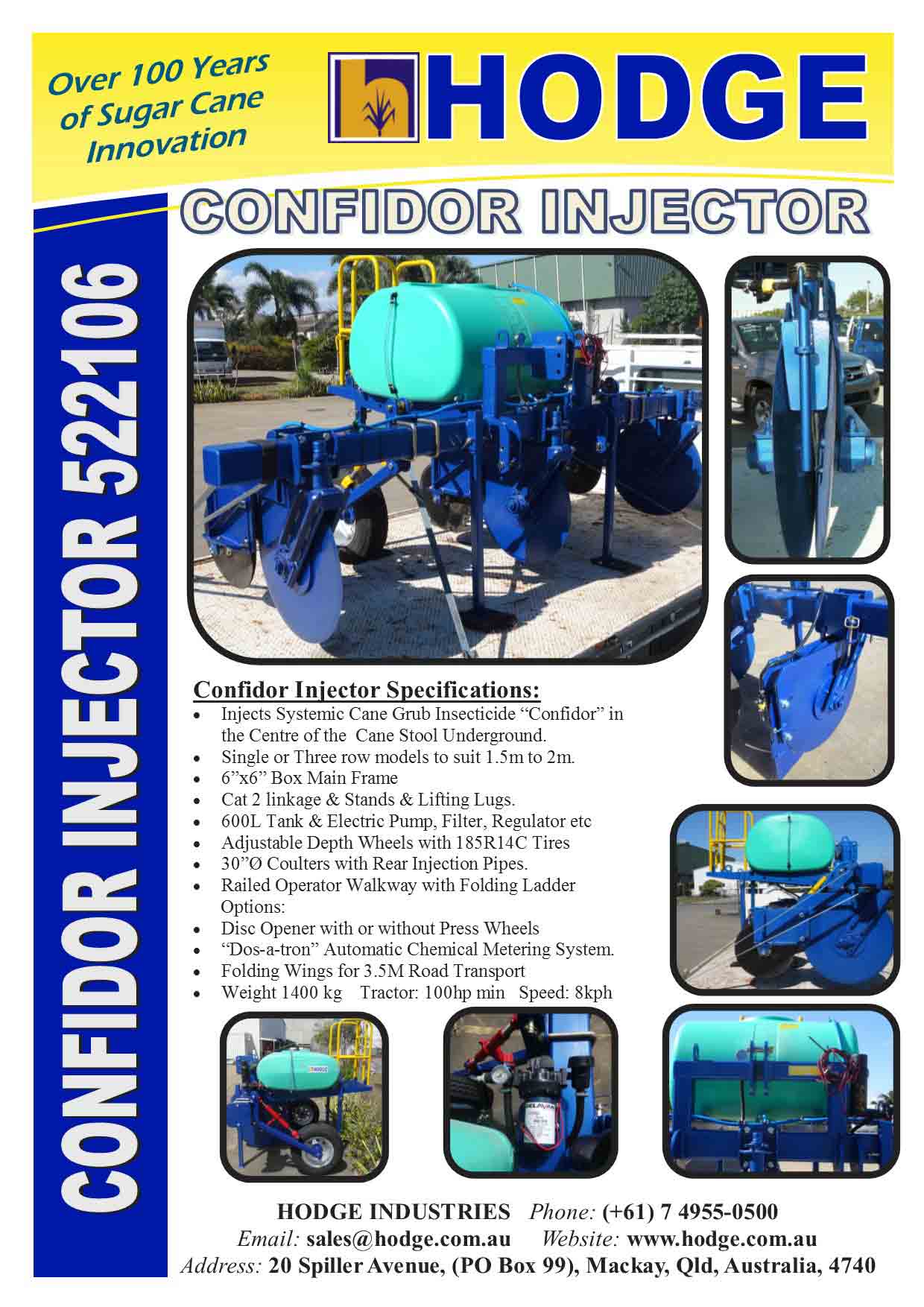 ConfidorInjector-522106--Brochure — Hodge Industries in Mackay Harbour, QLD