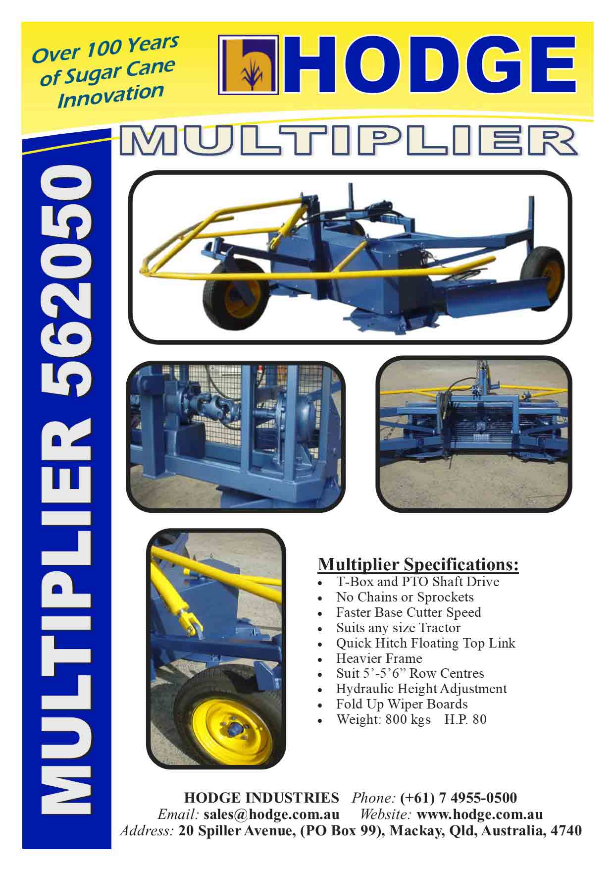 Multiplier-562050 — Hodge Industries in Mackay Harbour, QLD