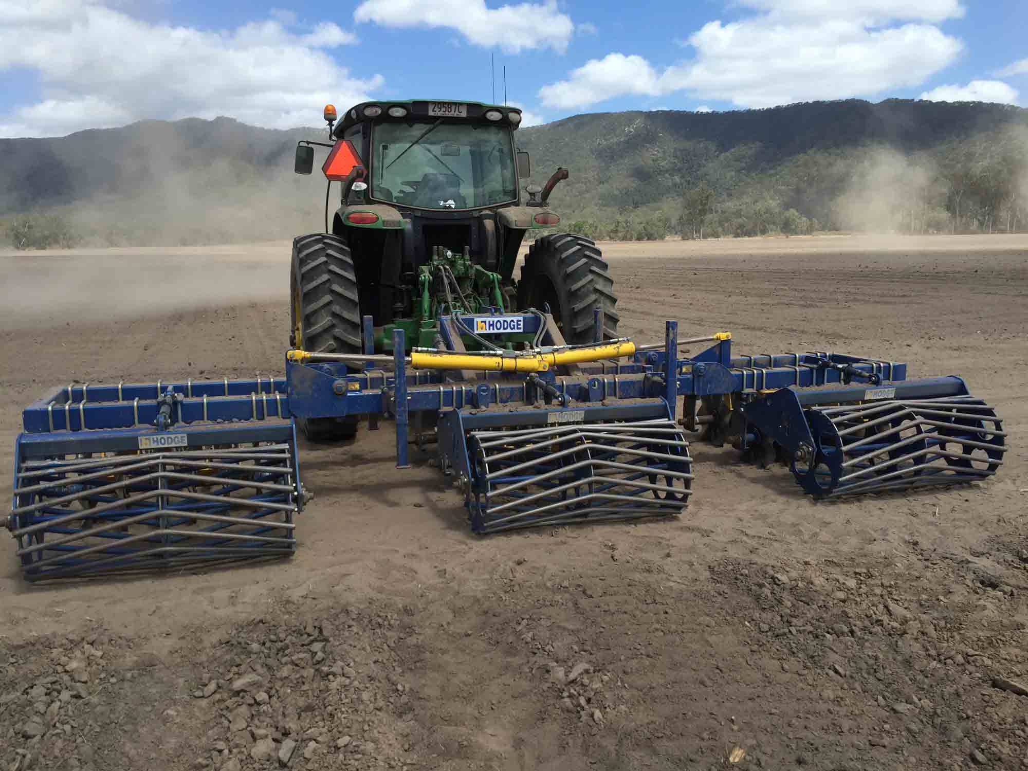 Wavy Disc Cultivator Action Shot — Hodge Industries in Mackay Harbour, QLD