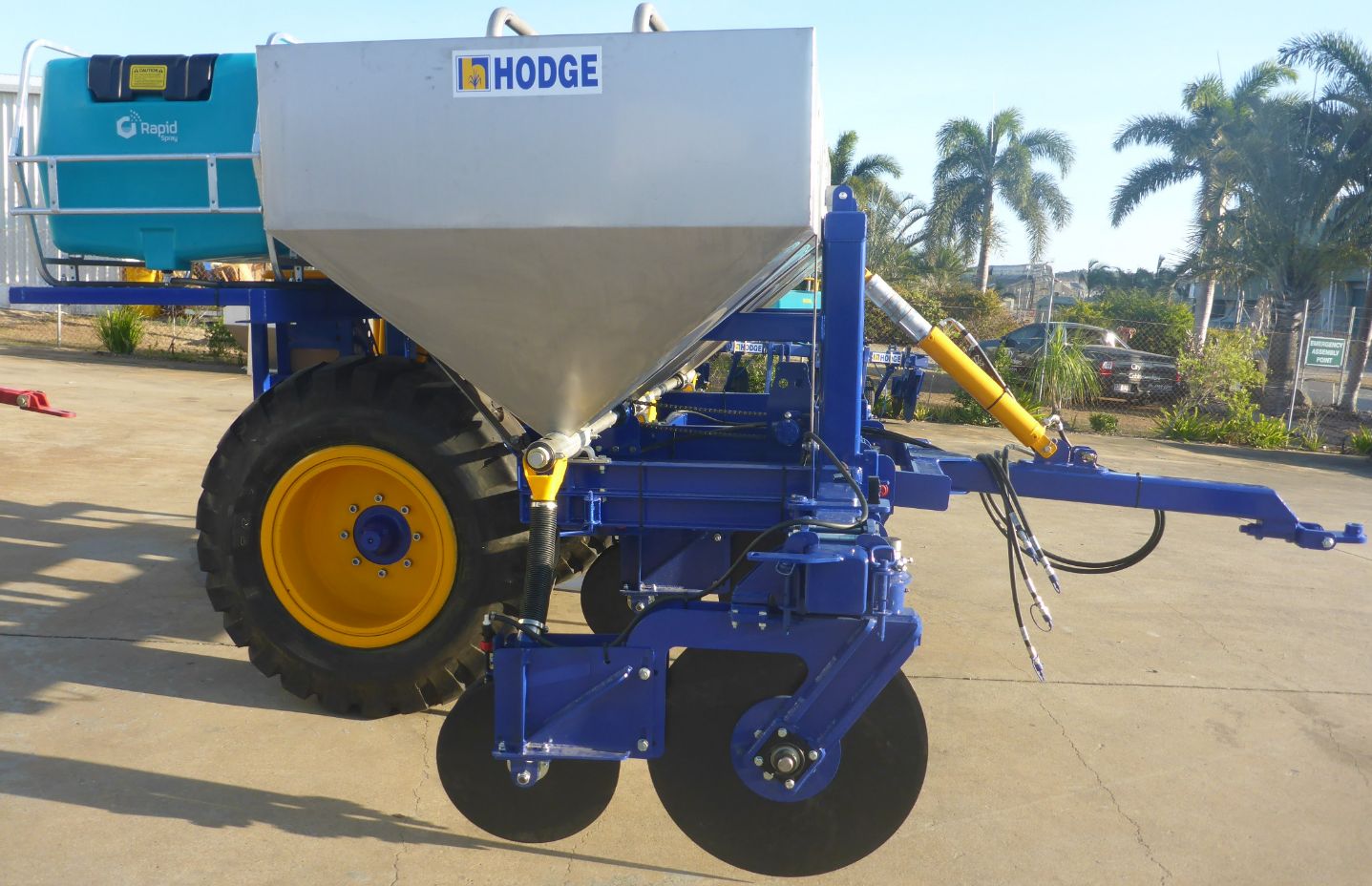 8 - Trailed Sugar Cane Stool Splitter Fertiliser Machine — Hodge Industries in Mackay Harbour, QLD
